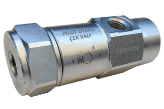 Pilot Uyarılı Çek Valf
